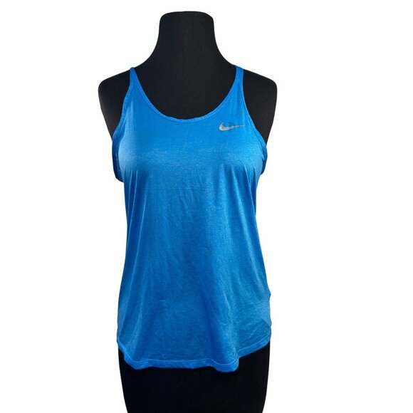 Nike Womens Blue Dri-Fit Tank Top S - Picture 1 of 8